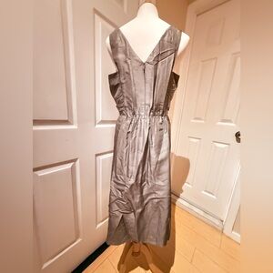 Banana Republic Shimmering Gray Mini Dress